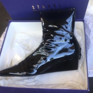 Stuart Weitzman boots( black soft patent)